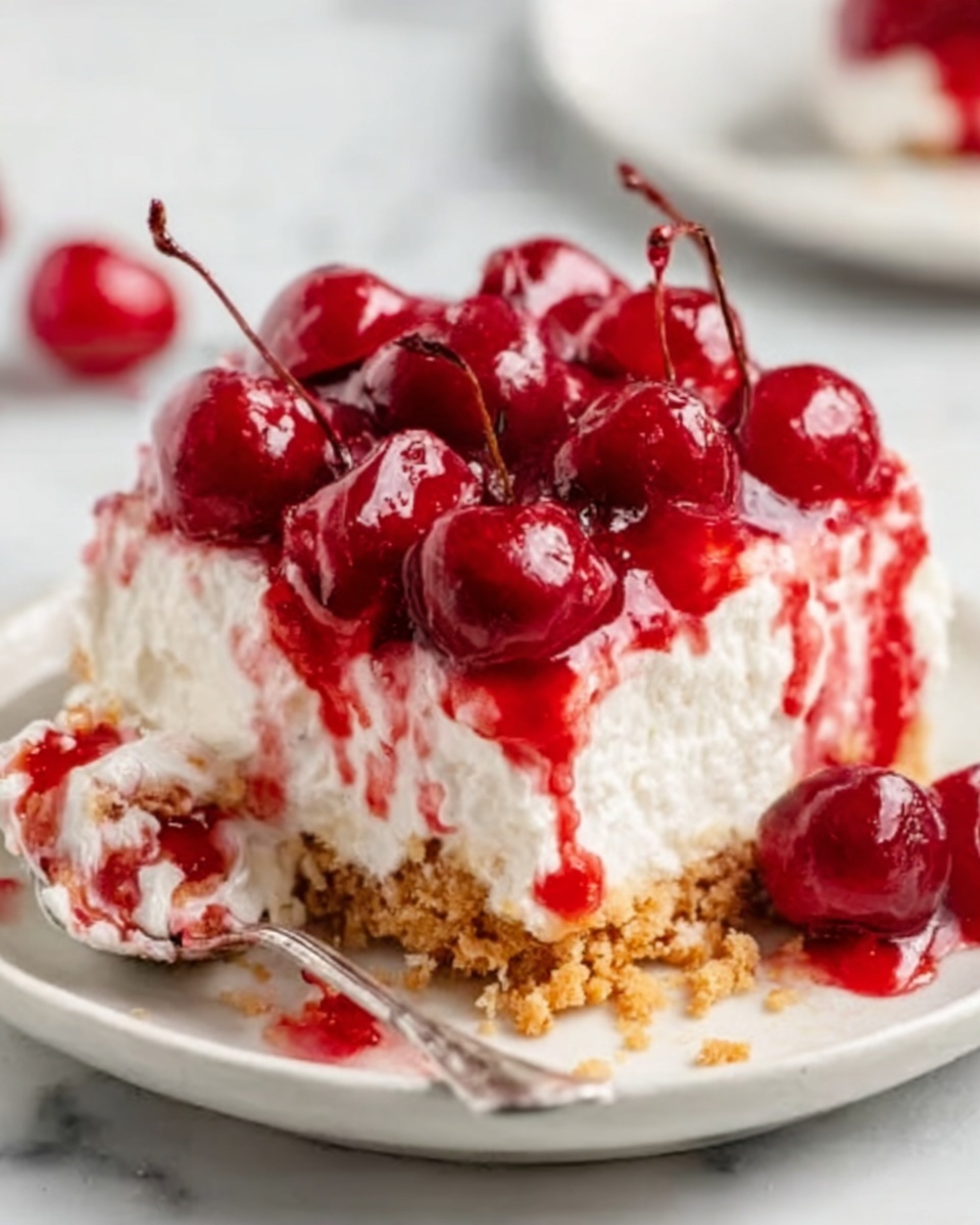 Cherry Delight Cheesecake Dessert Recipe - Recipe Image