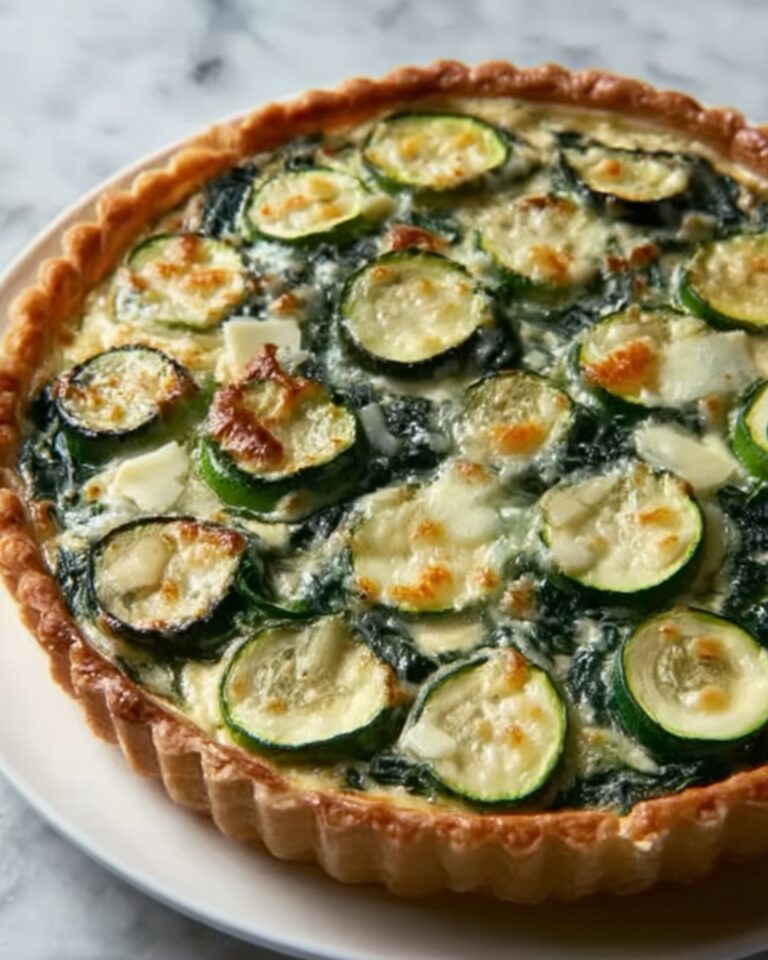 Zucchini and Spinach Pie Recipe