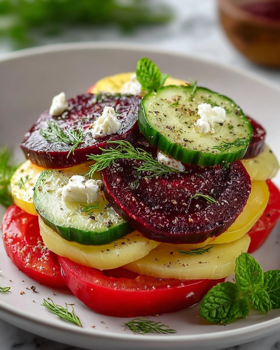 Beet Cucumber Salad: A Refreshing & Healthy Recipe - Recipe Image