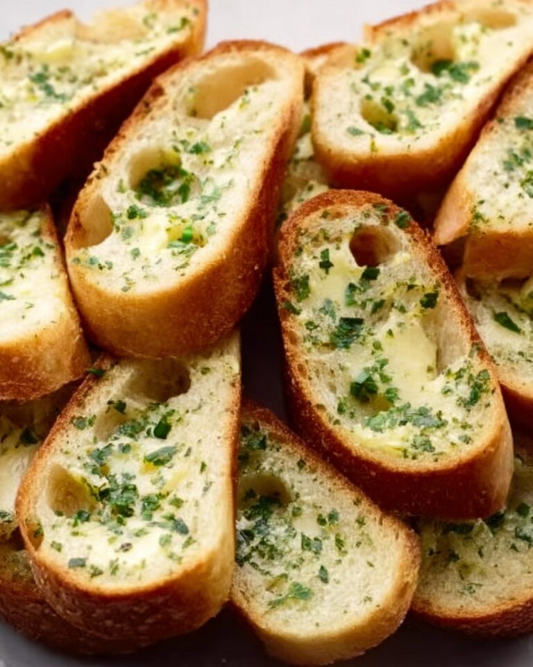 Garlic Bread Crostini Recipe