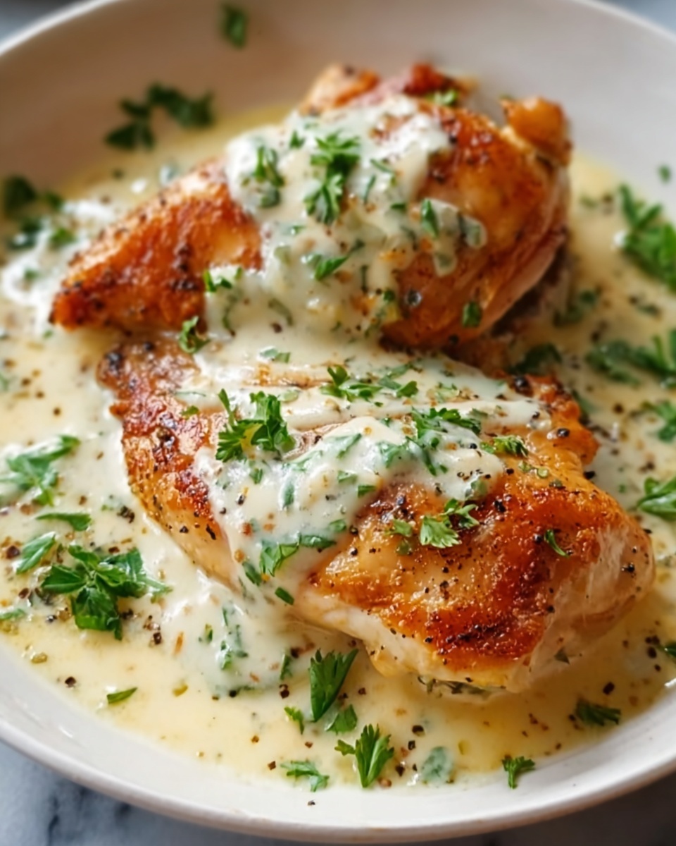 Chicken with Boursin Cream Sauce Recipe - Recipe Image