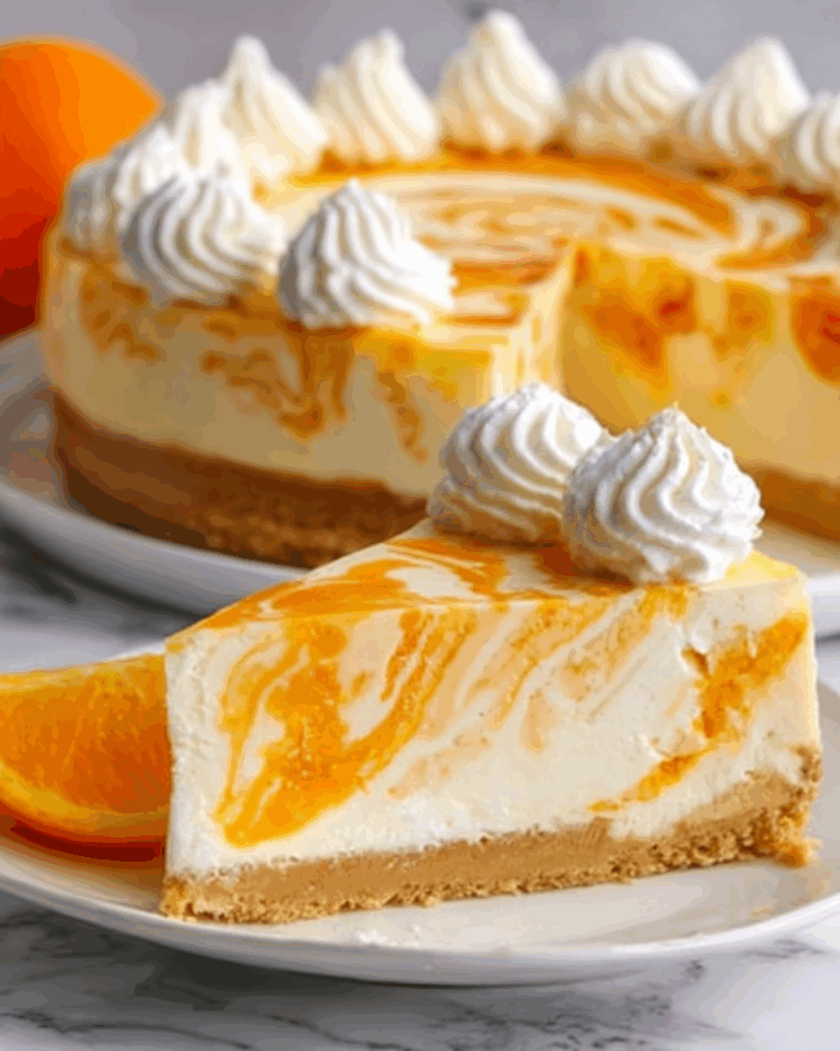 No-Bake Orange Creamsicle Cheesecake Recipe