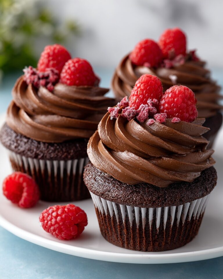 Decadent Raspberry Chocolate Lava Cupcakes Recipe