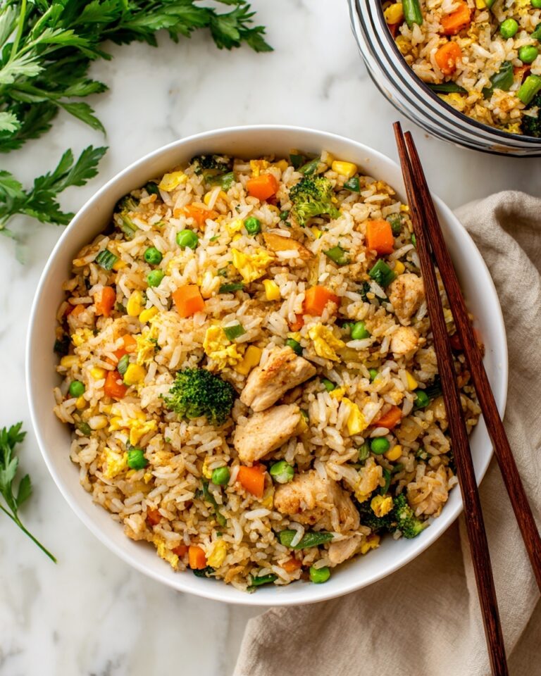 Chicken and Vegetable Fried Rice Recipe