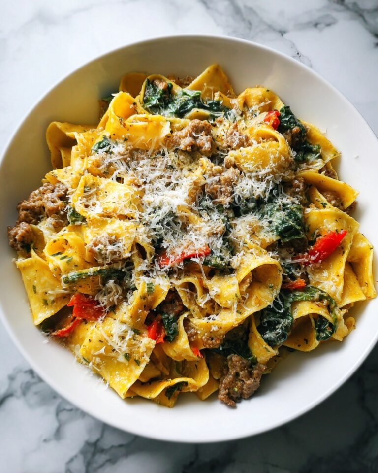 Creamy Sausage and Peppers Pasta Recipe