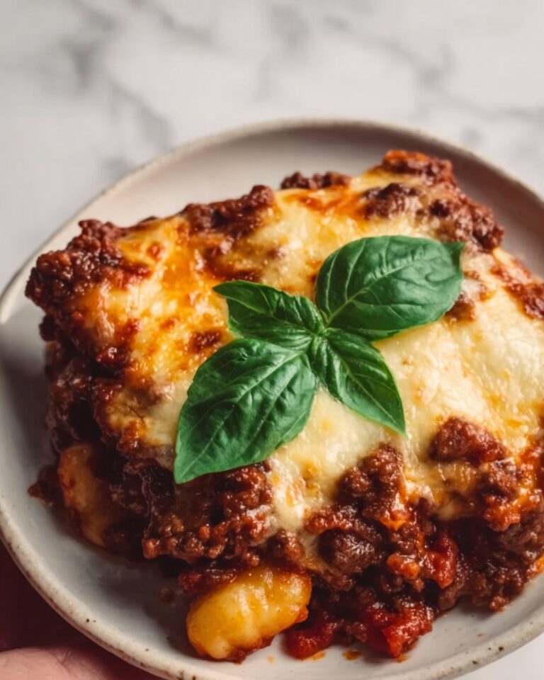 Cheesy Bolognese Gnocchi Bake Recipe