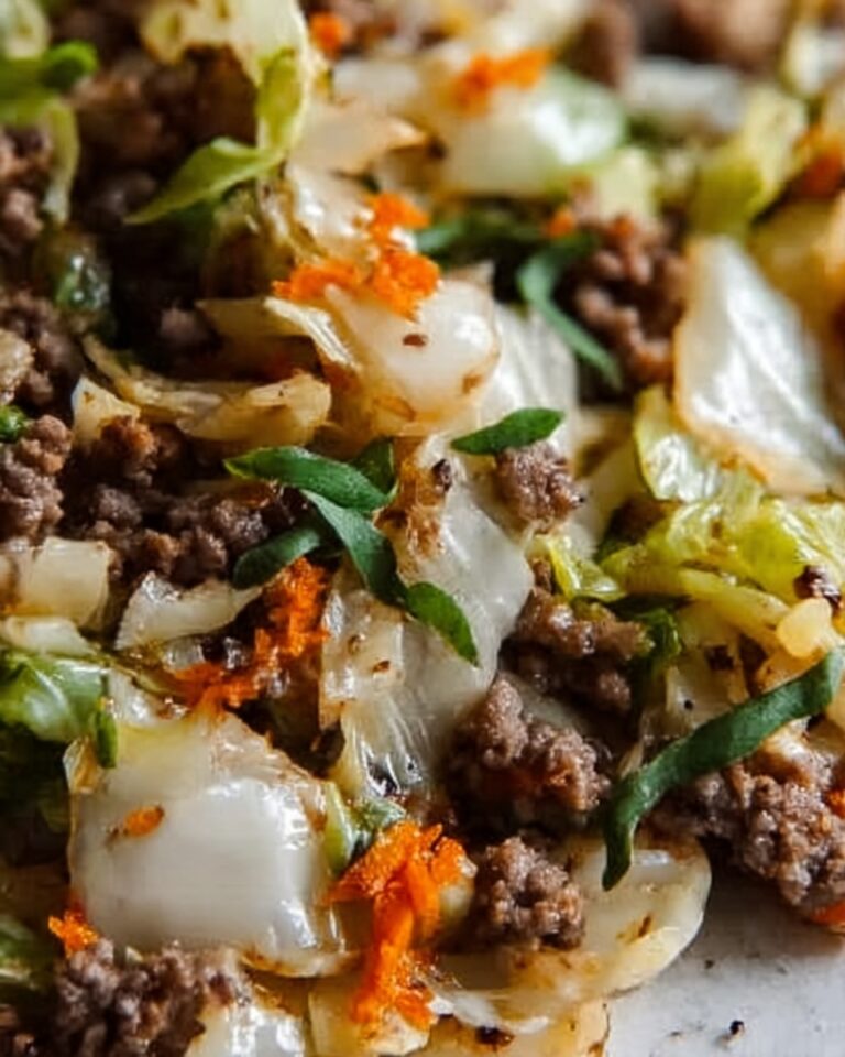 Chinese Ground Beef and Cabbage Stir Fry Recipe