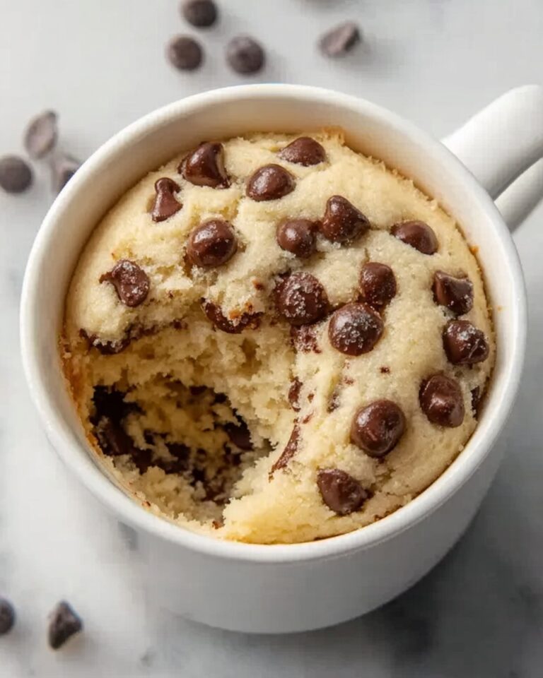 Chocolate Chip Mug Cake Recipe