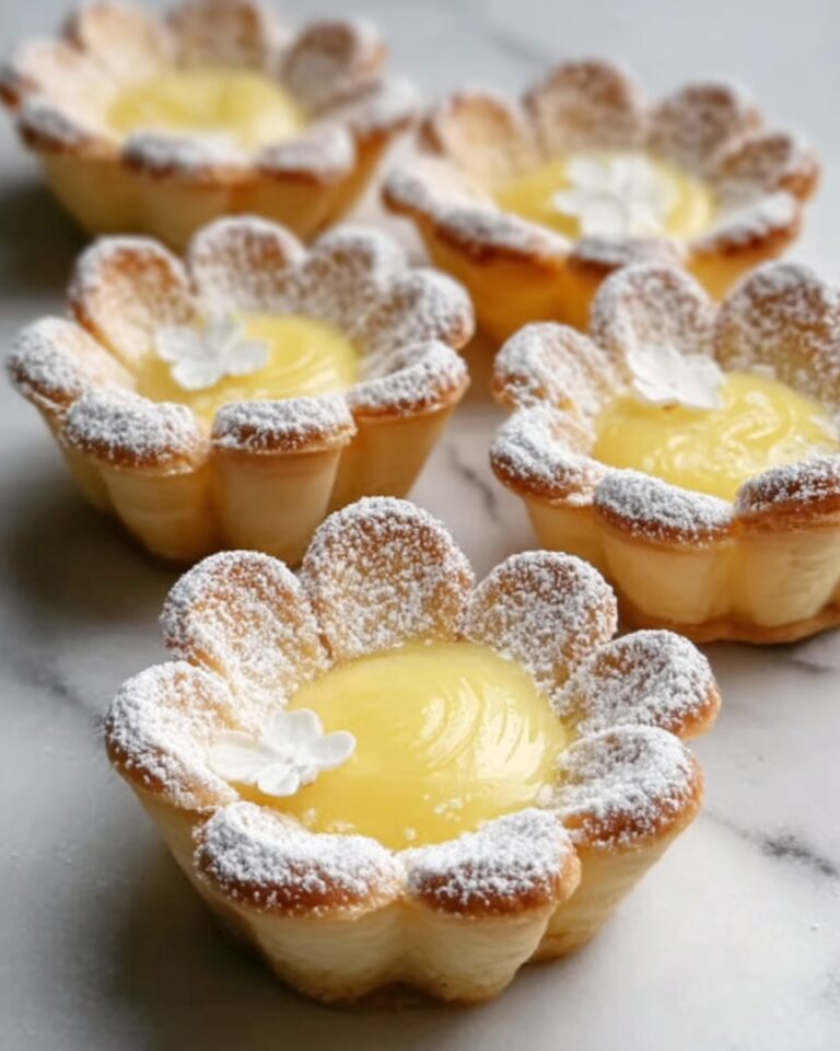 Lemon Curd Tartlet Flowers Recipe