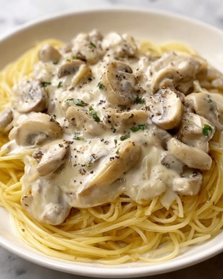 Creamy Chicken & Mushroom Dream Spaghetti Recipe