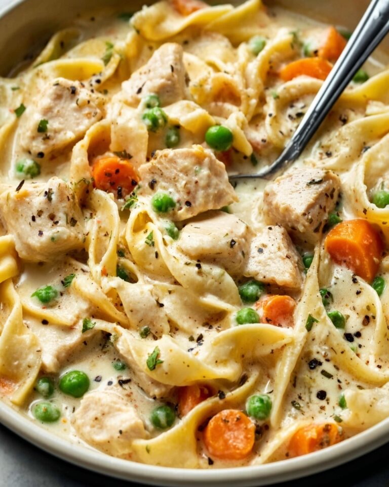 Chicken Pot Pie Noodle Recipe