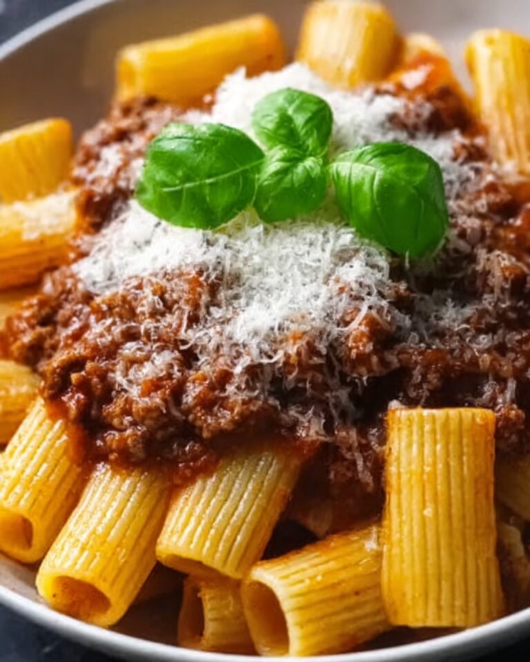 Classic Italian Pasta Bolognese Recipe