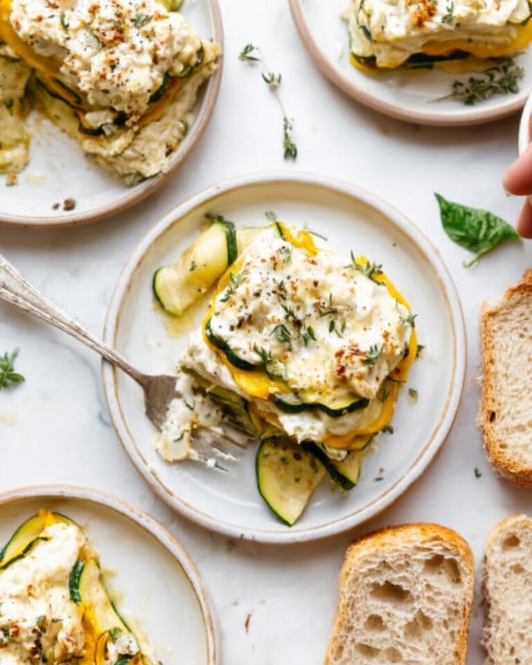 Zucchini Lasagna with Ground Turkey and Ricotta Recipe