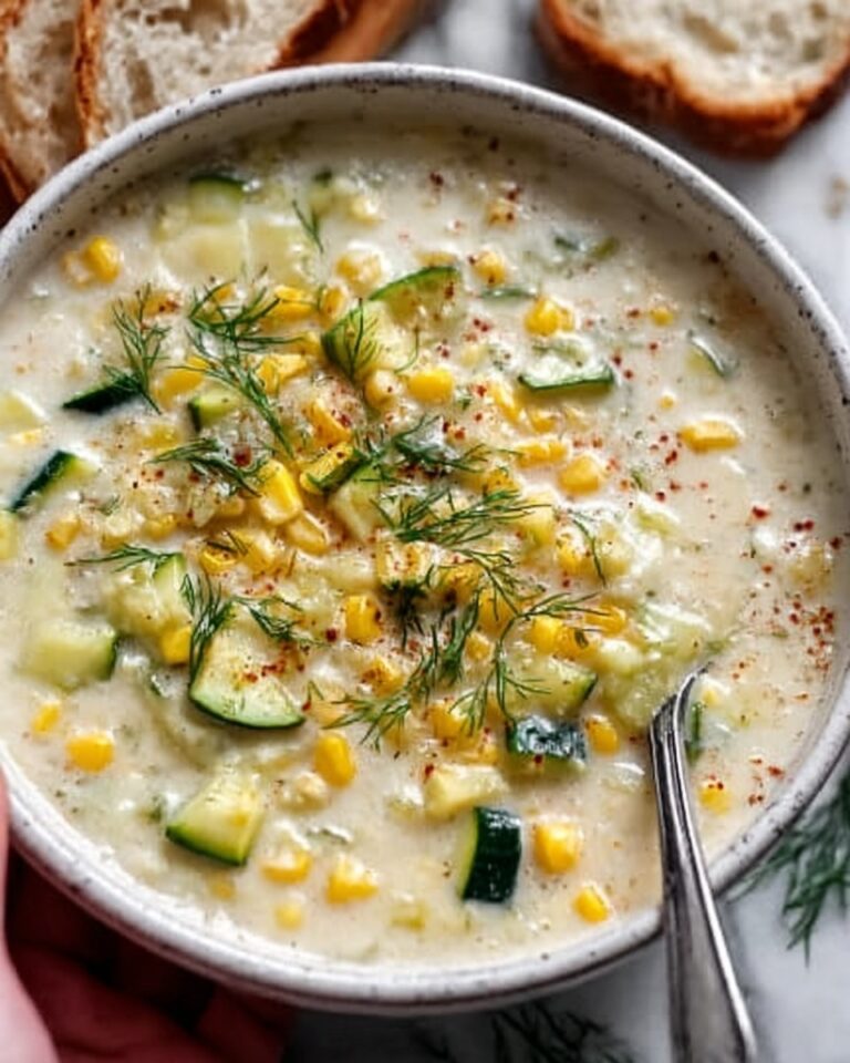 Summer Fresh Corn and Zucchini Chowder Recipe