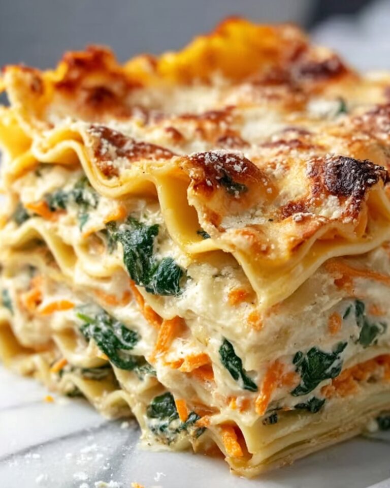 Butternut Squash and Spinach Lasagna Recipe