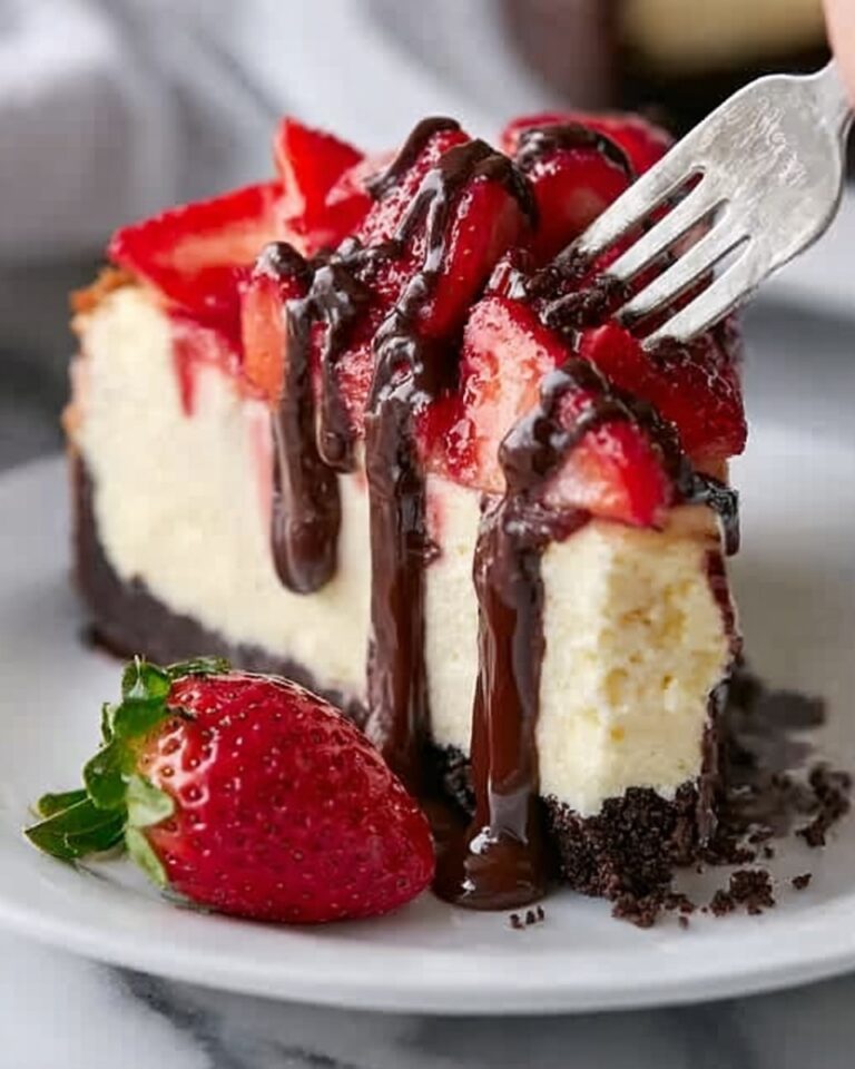 Chocolate Strawberry Cheesecake Recipe