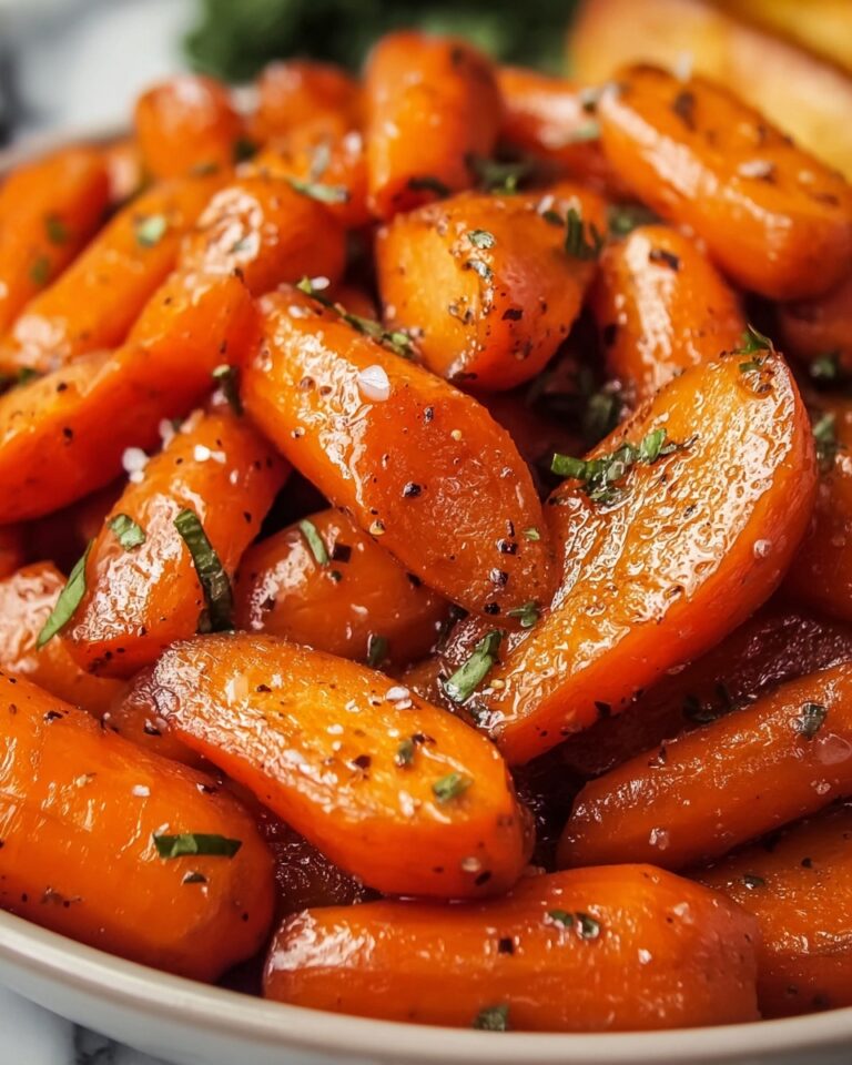 Honey Garlic Butter Roasted Carrots Recipe