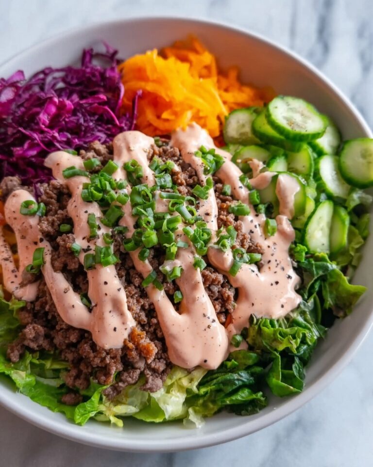Healthy Burger in a Bowl Recipe