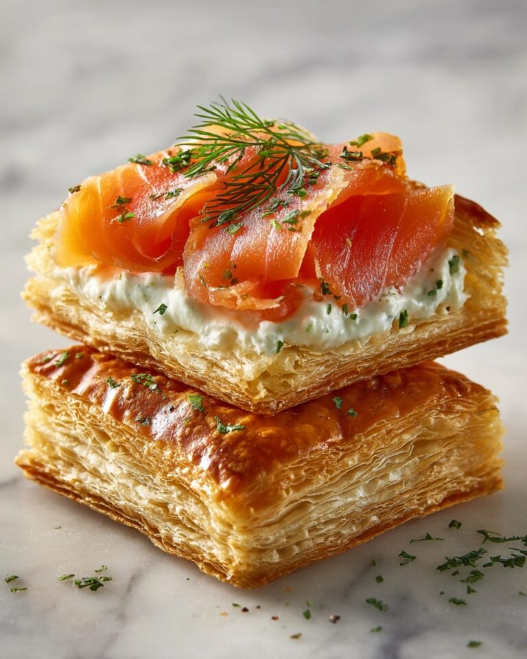 Hot Smoked Salmon and Dill Vol-au-Vents Recipe