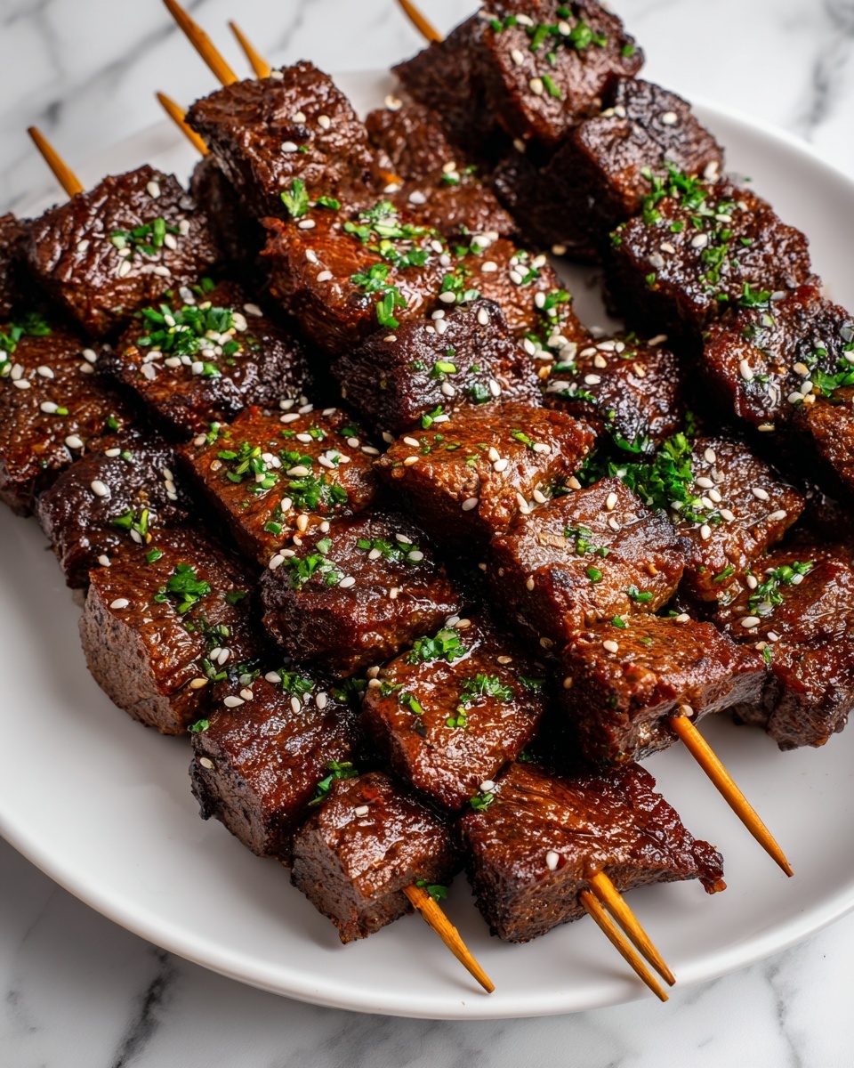 Beef Teriyaki Skewers Recipe - Recipe Image