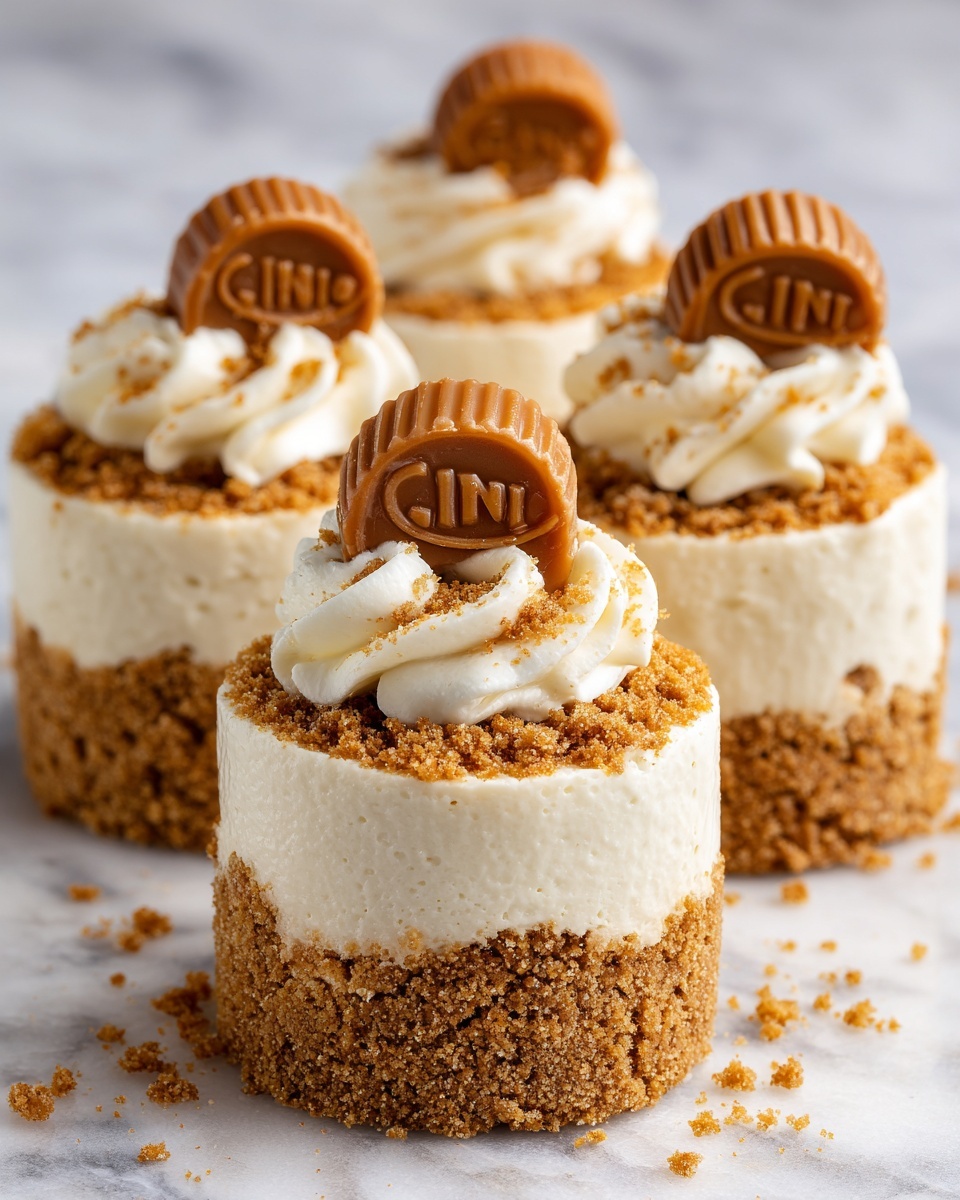Mini Peanut Butter Cheesecakes Recipe - Recipe Image
