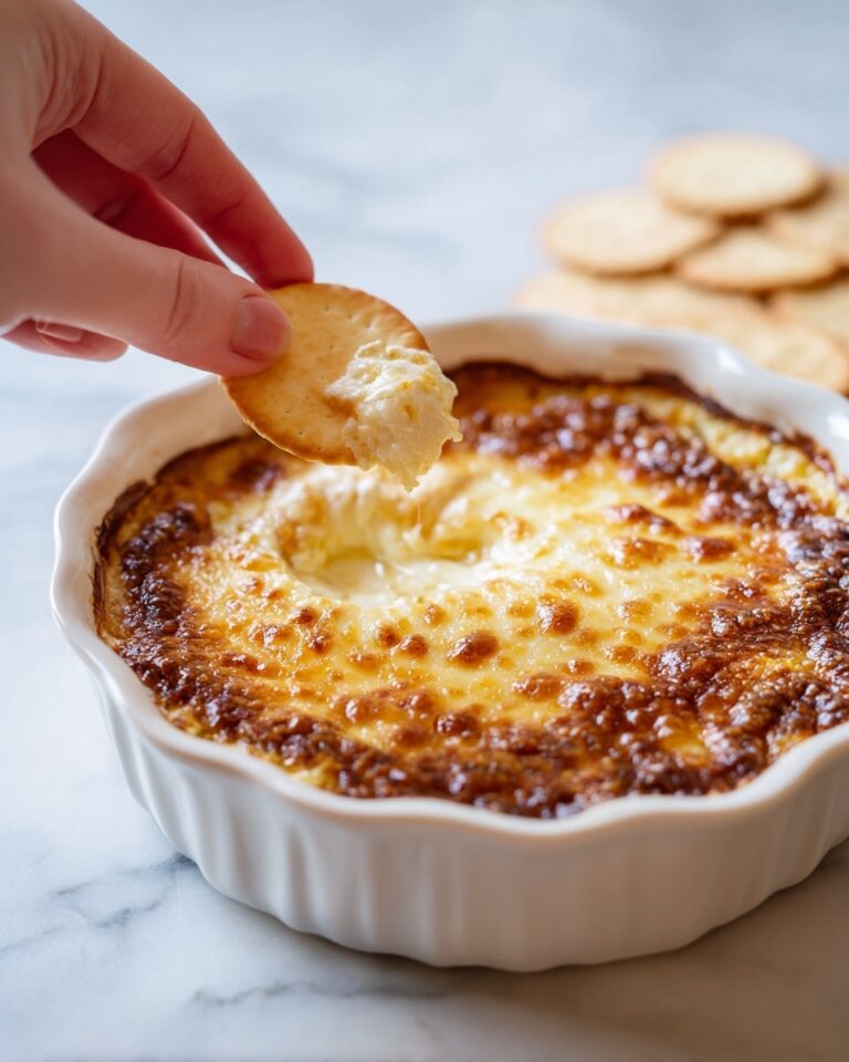 Hot Onion Dip with Swiss and Parmesan Recipe
