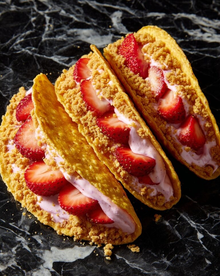 Strawberry Crunch Cheesecake Tacos Recipe