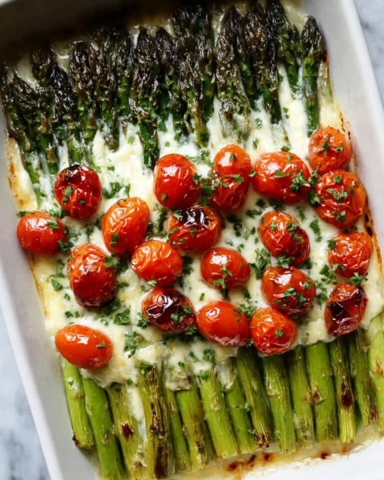 Oven Roasted Asparagus with Parmesan and Tomatoes Recipe