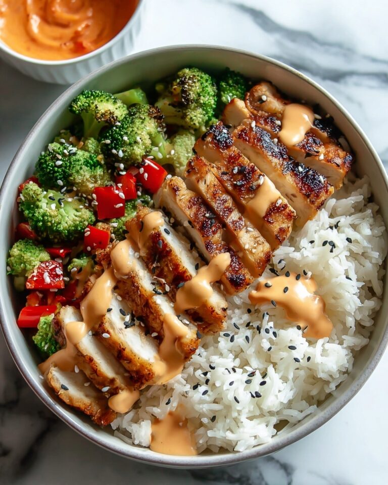 Sticky Chicken Rice Bowls Recipe