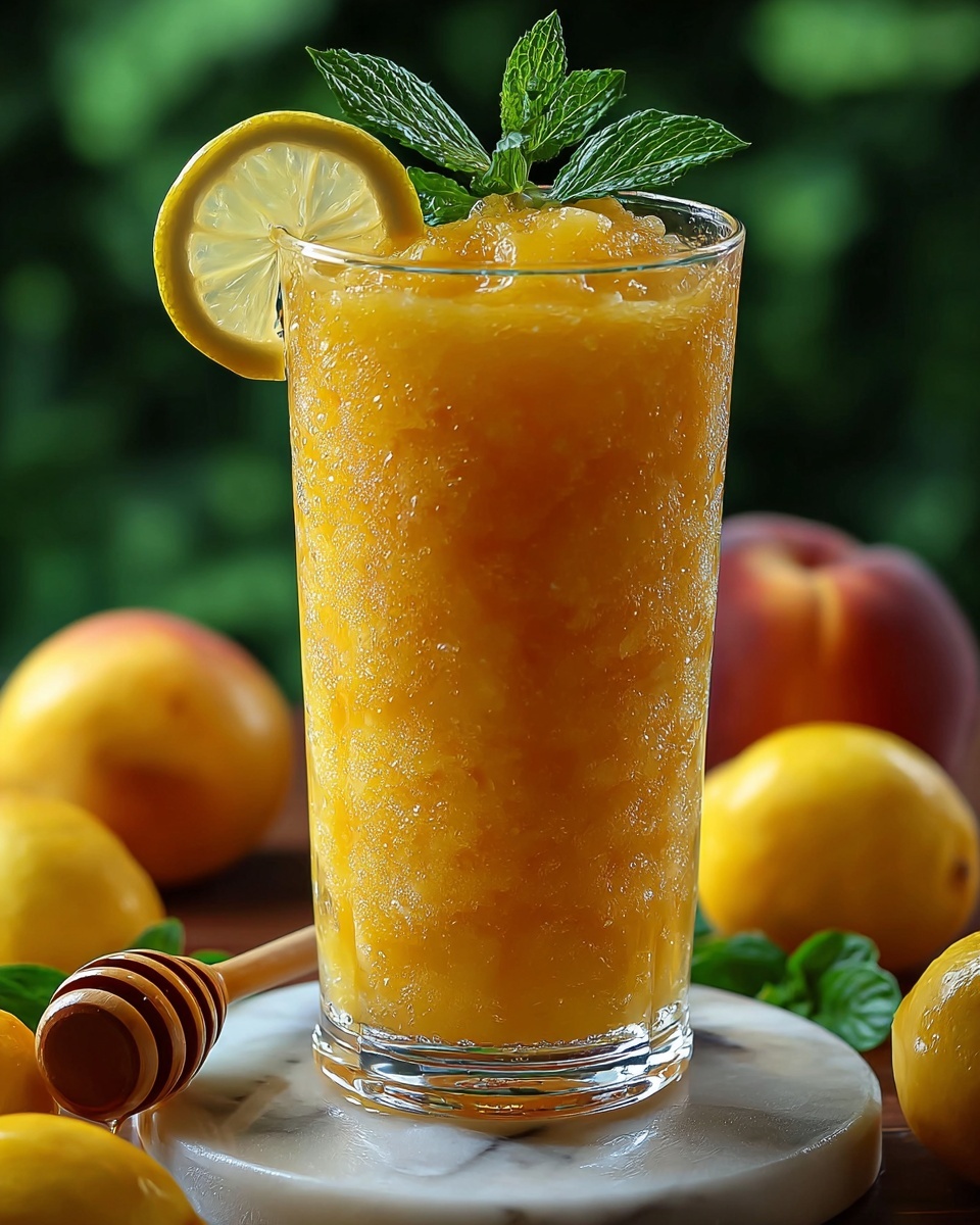Frozen Peach Lemonade: The Ultimate Summer Refreshment Recipe - Recipe Image