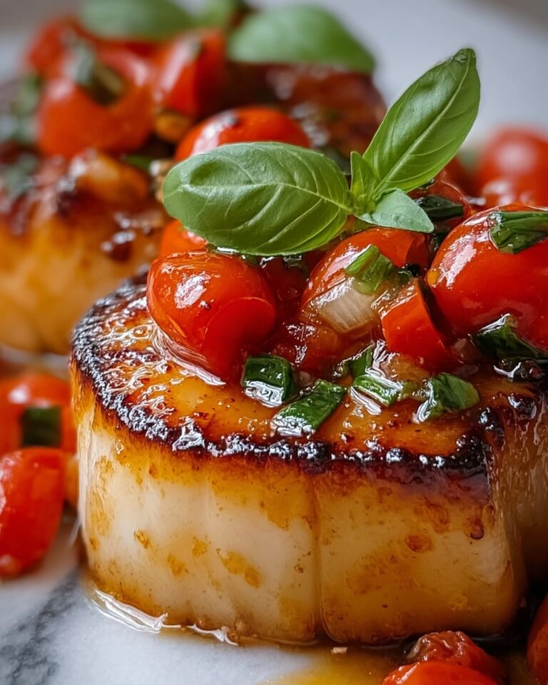 Pan-Seared Mediterranean Cod in Tomato Basil Sauce Recipe