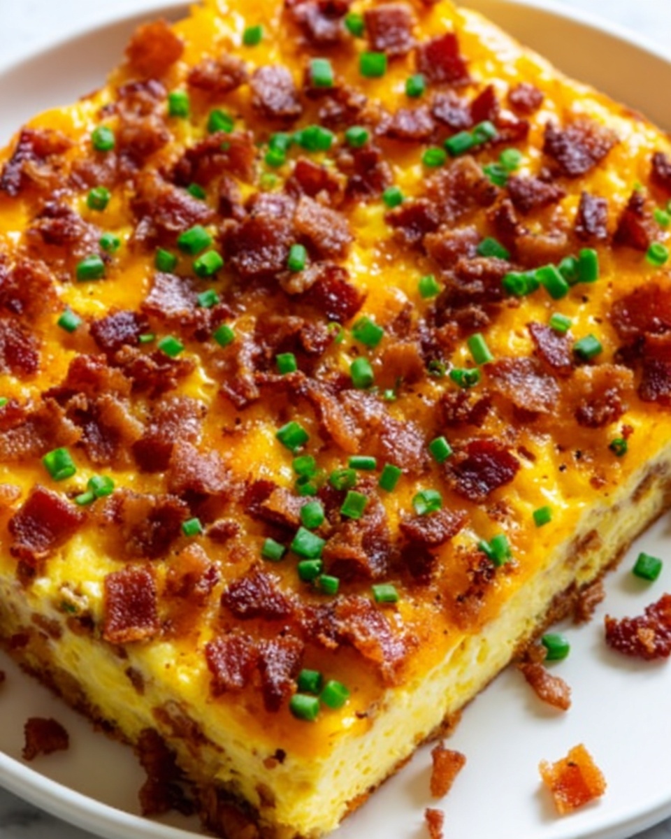 Mashed Potato Casserole with Ground Beef, Bacon, and Cheddar Recipe - Recipe Image