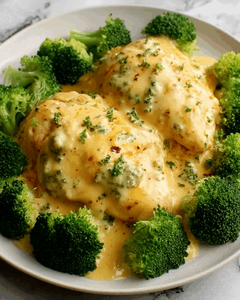 Creamy Cheesy Chicken with Broccoli Recipe