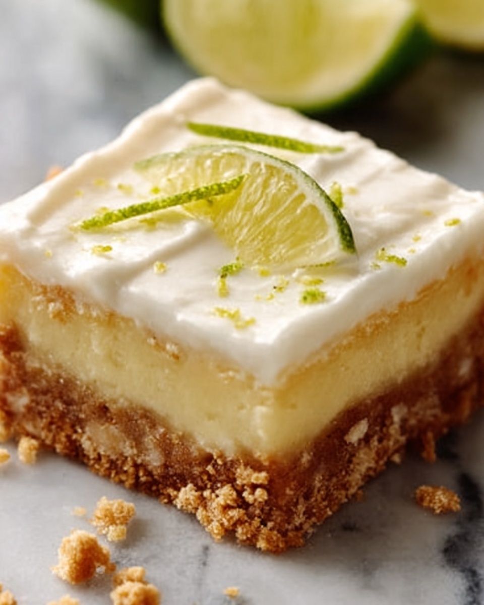 Easy Key Lime Pie Bars Recipe - Recipe Image