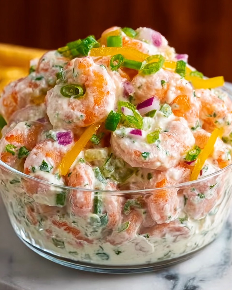 Lemon Herb Shrimp Salad with Mixed Greens and Vegetables Recipe - Recipe Image