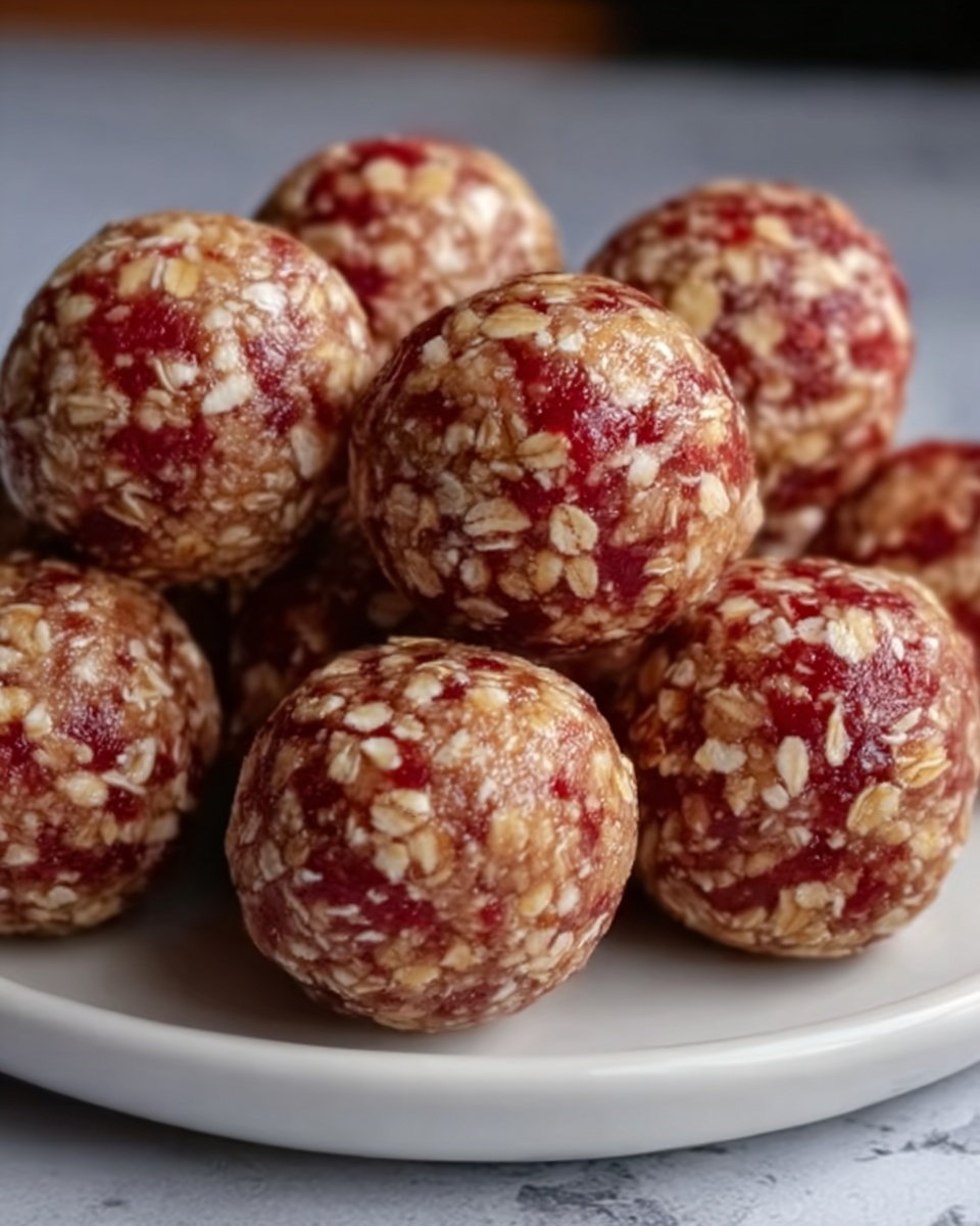 Strawberry and Banana Oat Balls Recipe - Recipe Image