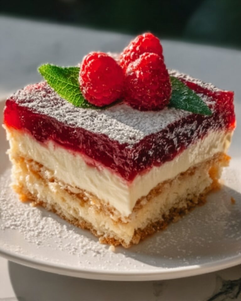 Raspberry Almond Cake with Almond Glaze Recipe