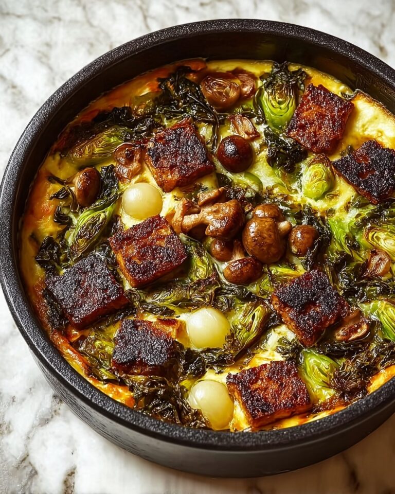 Baked Gnocchi with Brussels Sprouts and Leeks Recipe