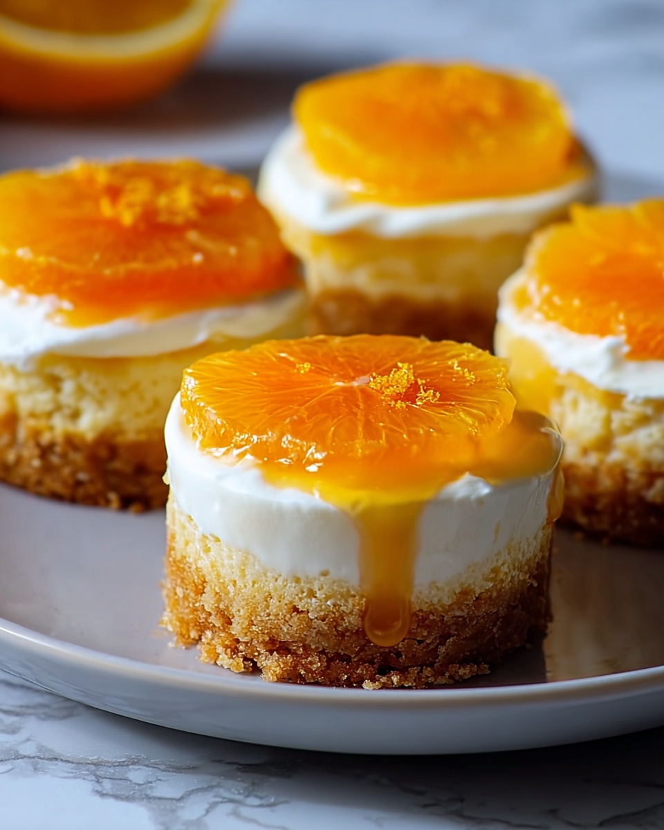 Orange Creamsicle Mini Cheesecakes Recipe - Recipe Image