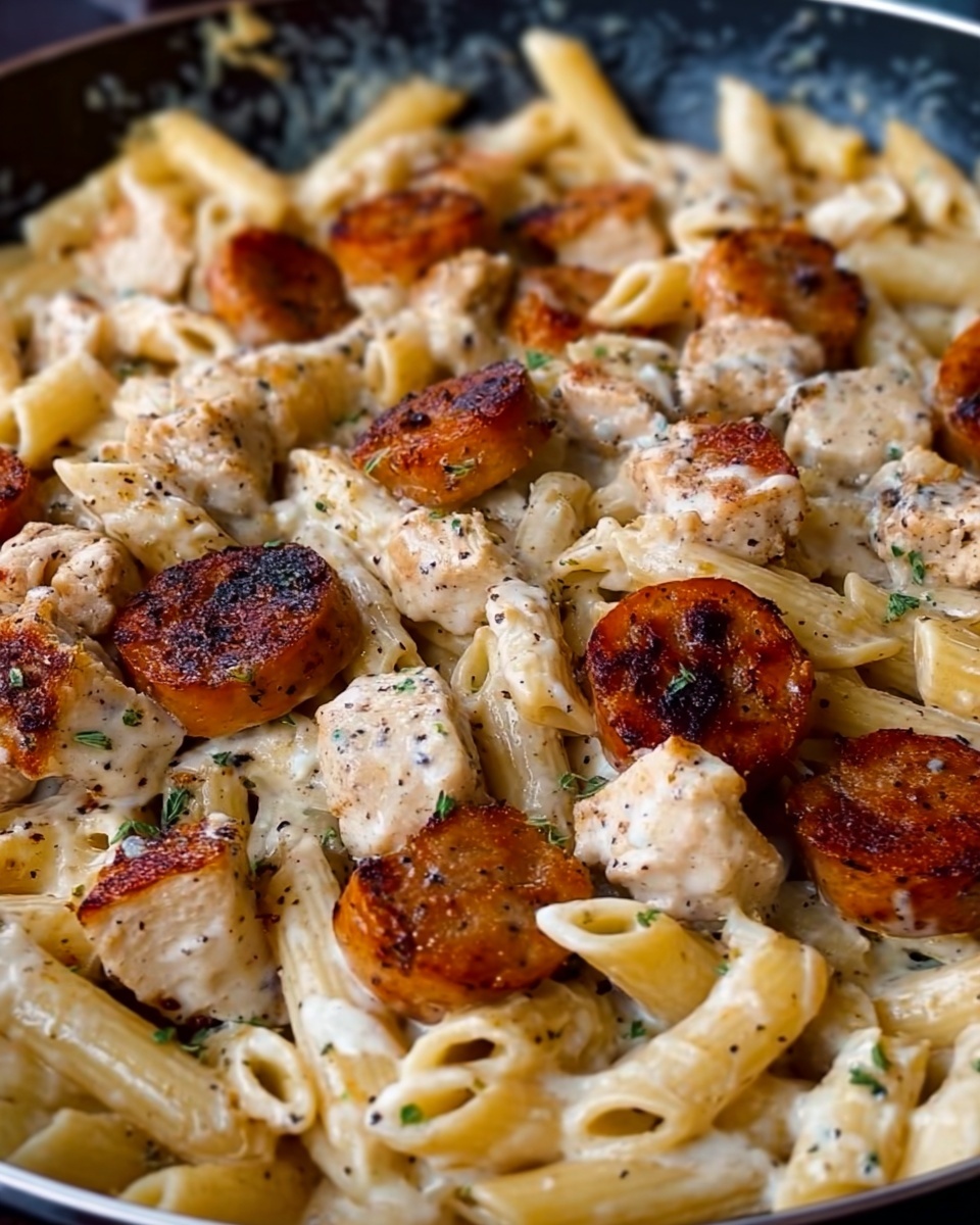 5-Star Crock Pot Creamy Cajun Chicken Pasta Recipe - Recipe Image