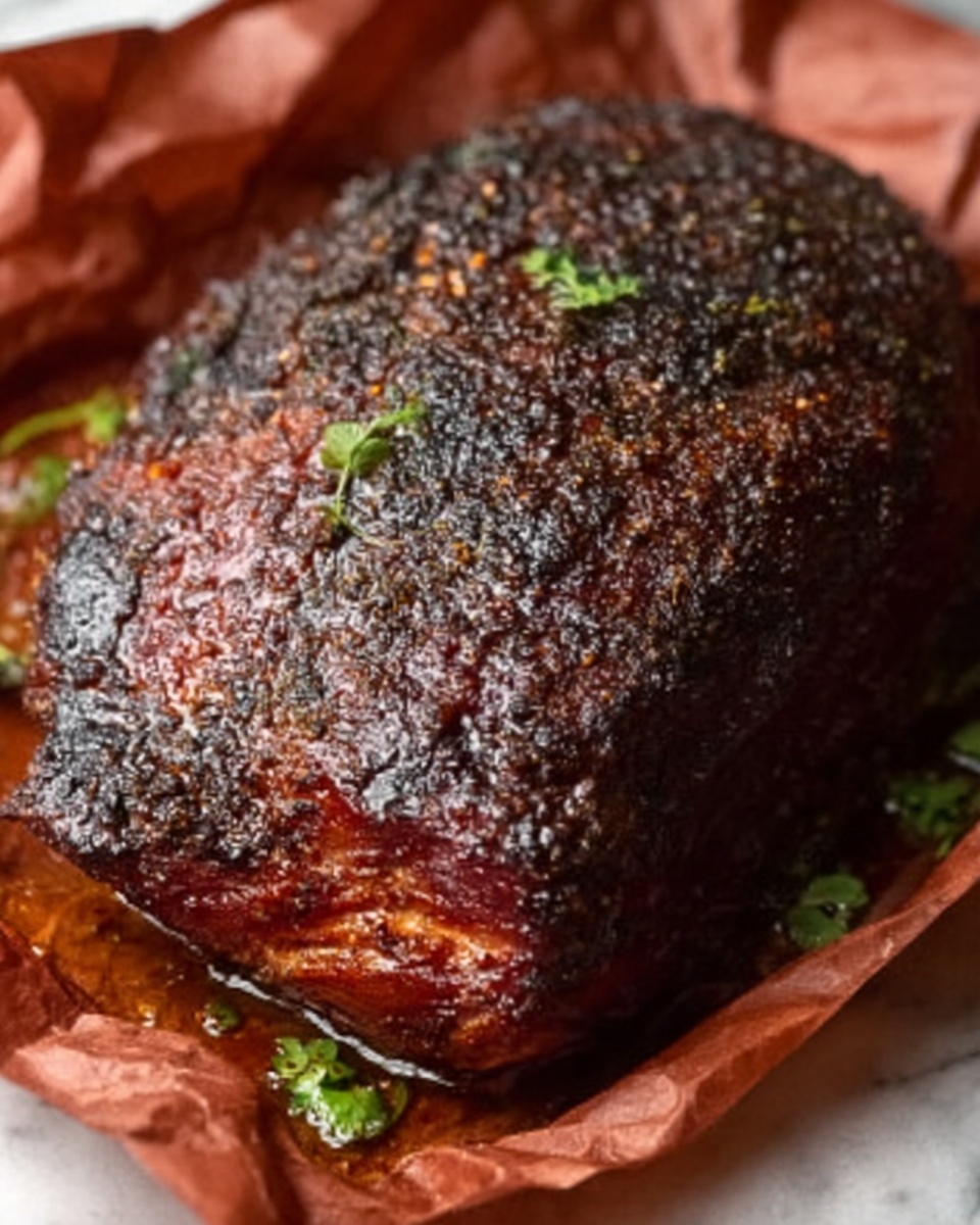 Smoked Pellet Grill Brisket Recipe - Recipe Image