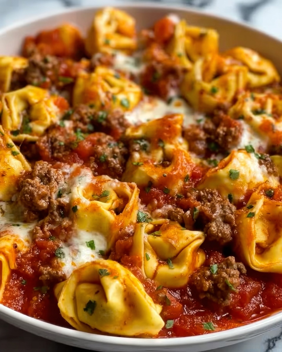 Meat Lovers Pizza Tortellini Recipe - Recipe Image