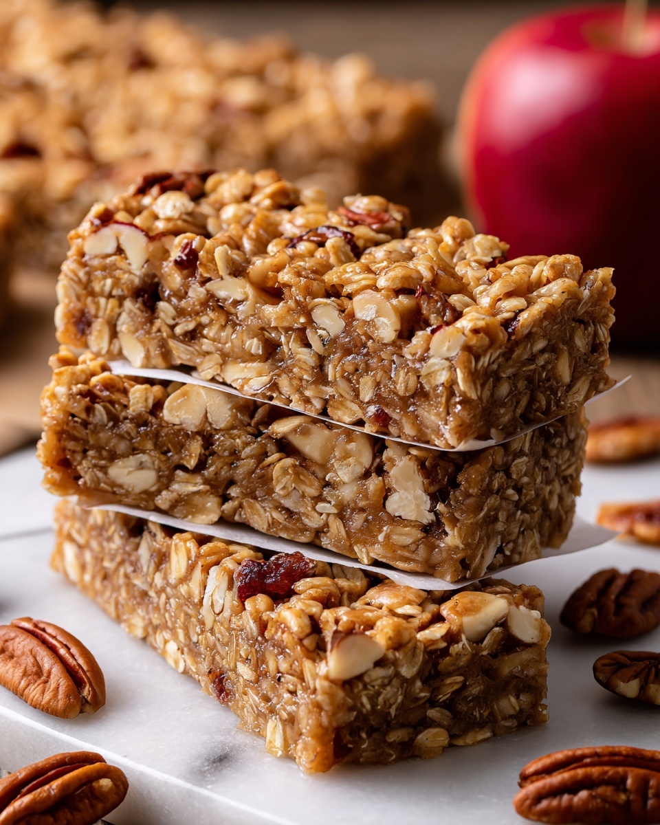 Apple Cinnamon Granola Bars Recipe - Recipe Image