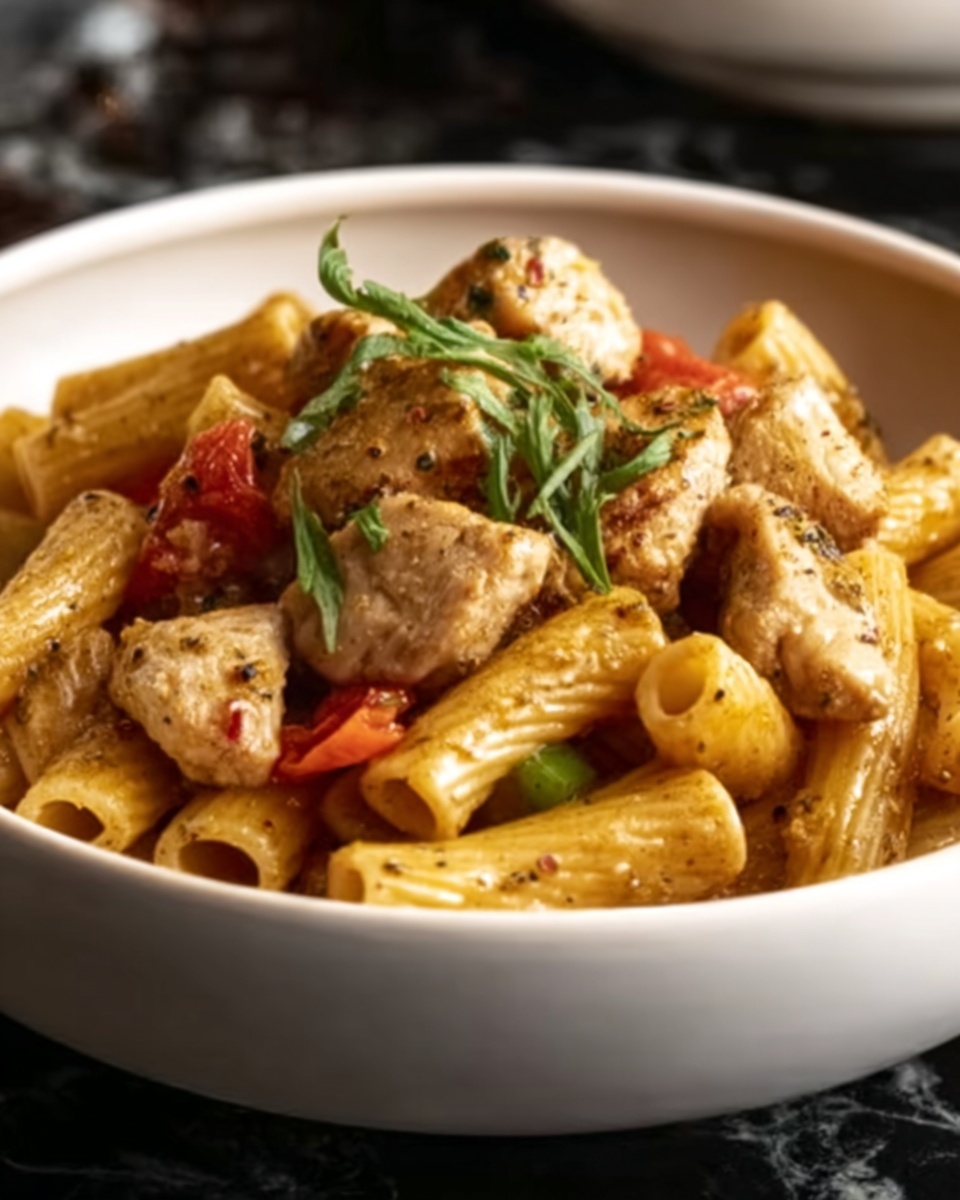 Honey Pepper Chicken Panini Pasta Recipe - Recipe Image