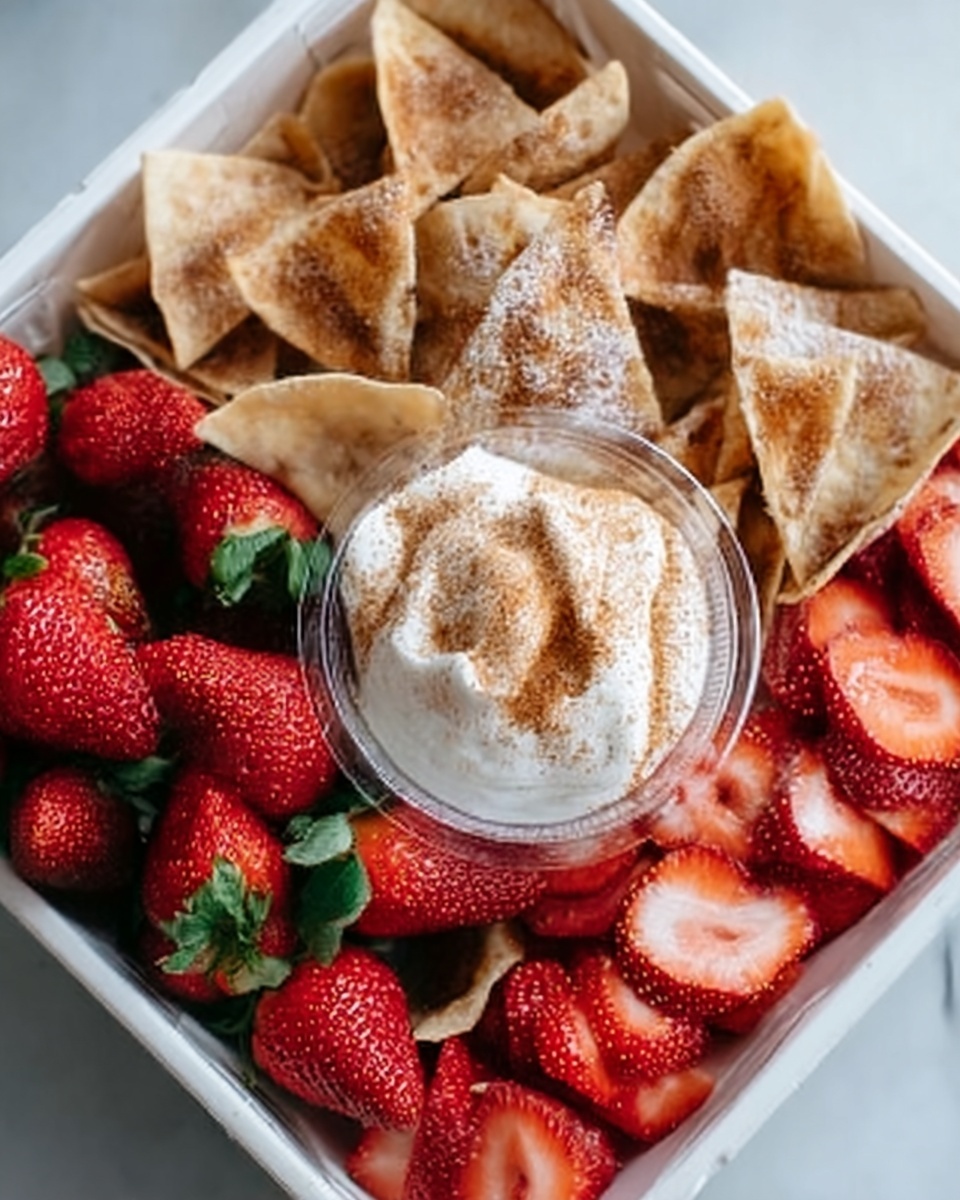 Strawberry Cheesecake Nachos Recipe - Recipe Image