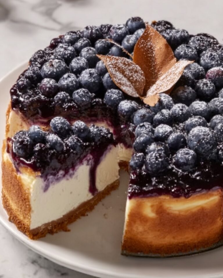 Blueberry Ricotta Pudding Cake Recipe