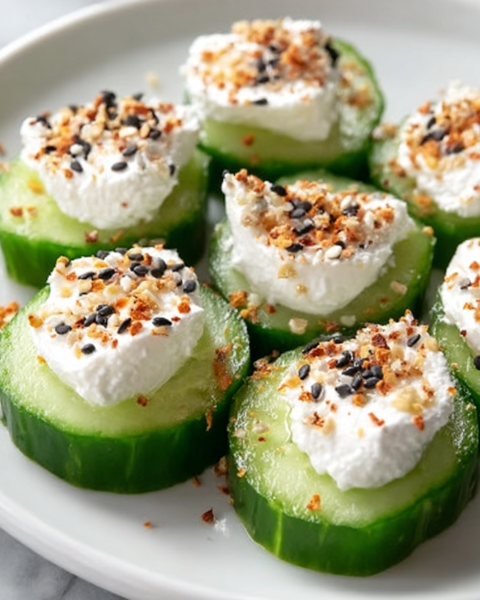 Everything Bagel Cucumber Bites Recipe - Recipe Image