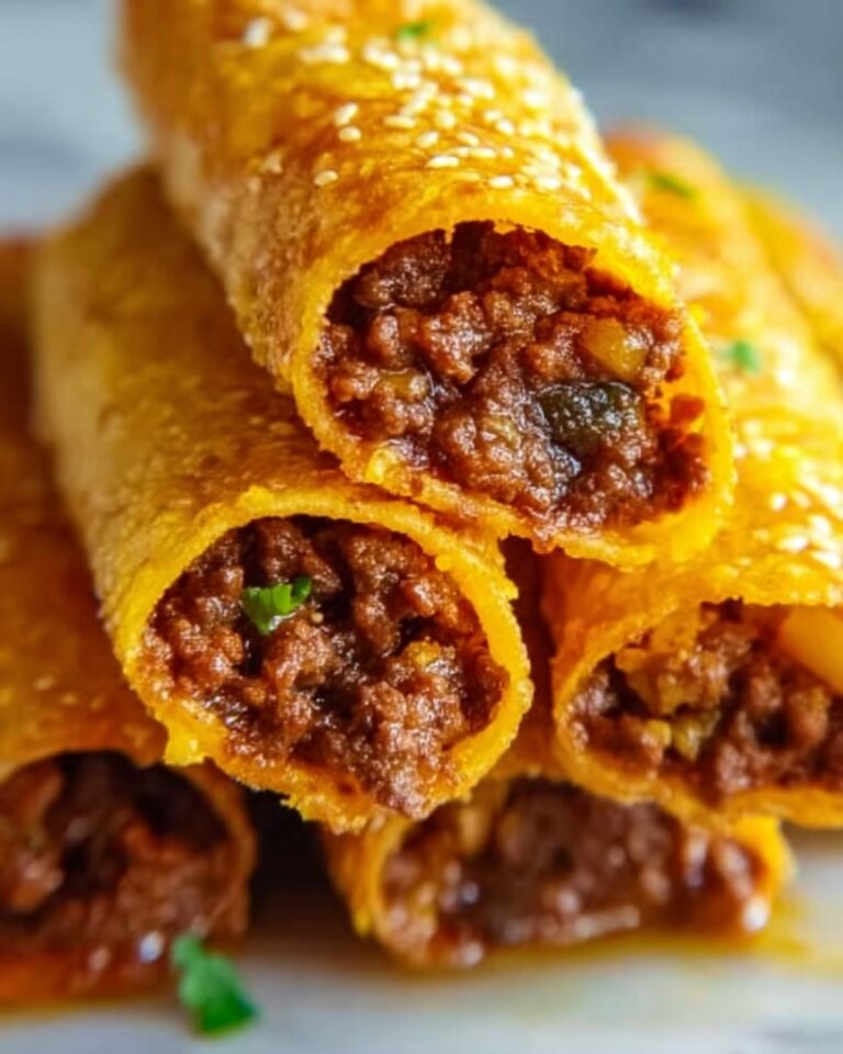 Cheeseburger Egg Rolls with Dipping Sauce Recipe