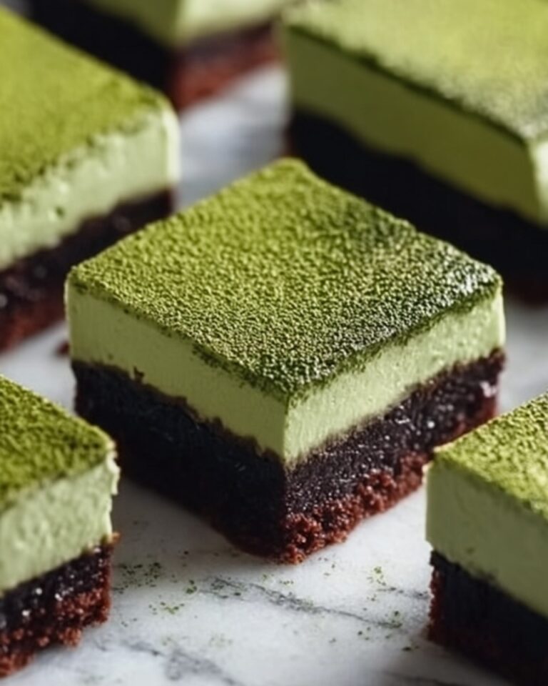 Matcha Mochi Brownies Recipe