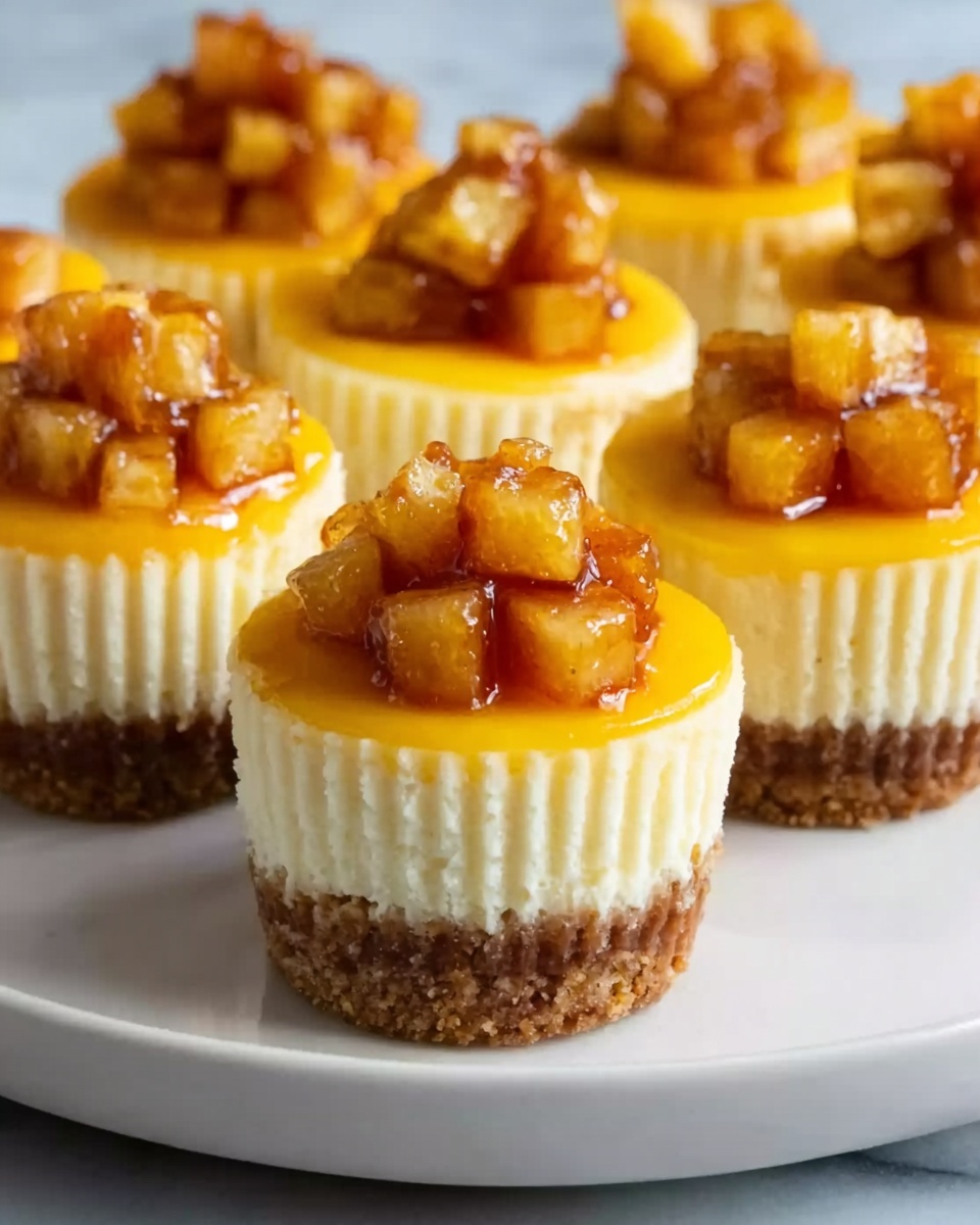 Caramel Apple Cheesecake Cups Recipe - Recipe Image